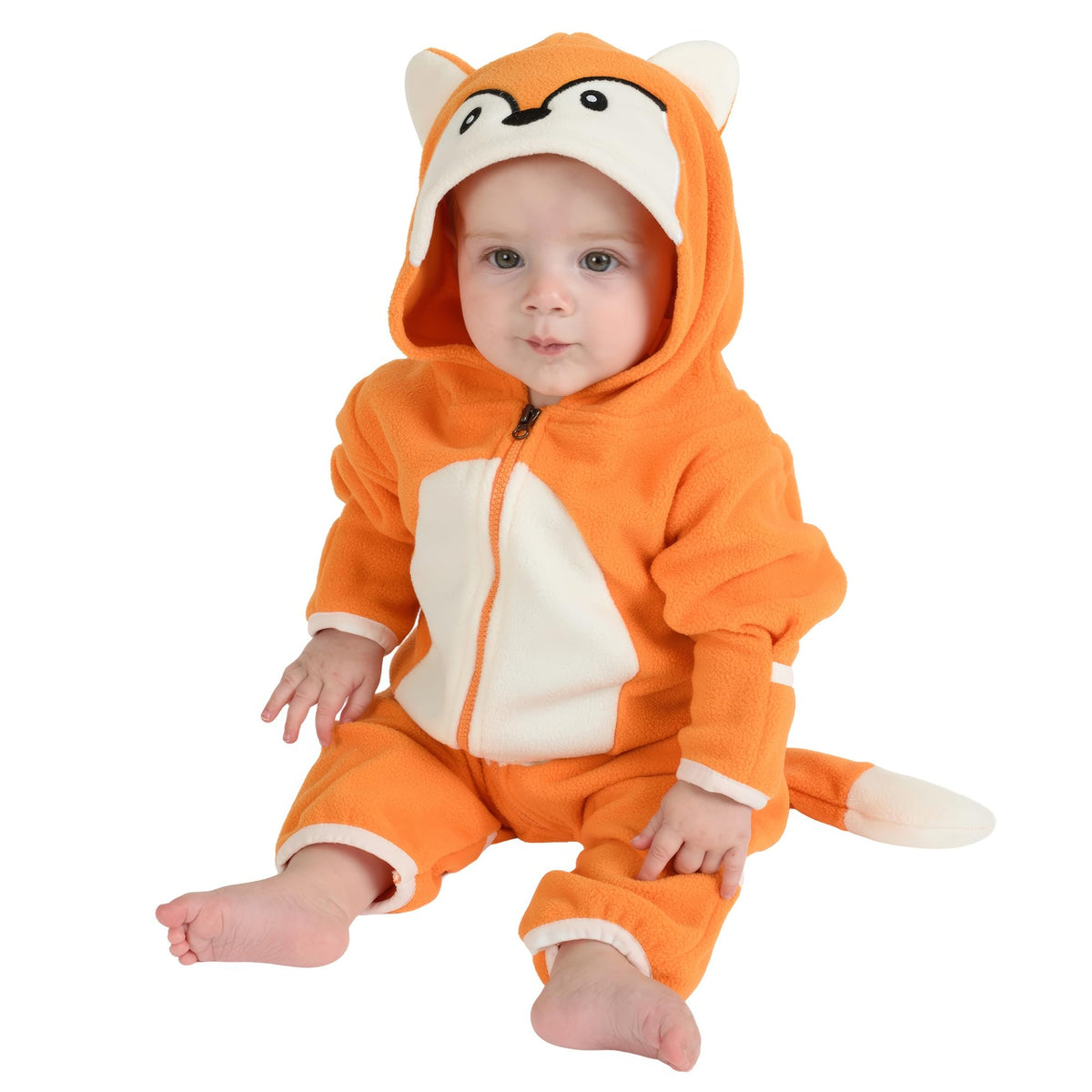 Cuddle Club Fleece Baby Bunting Bodysuit Hoodie, Newborn - 5T