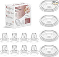 8PCS Silicone Duckbill Valve & 4PCS Silicone Diaphragm Compatible with Momcozy S12 Pro/S9 Pro/S12/S9 Breastpump, momcozy Breast Pump Replacement Parts Breastfeeding Essentials Pumping Kit for Moms