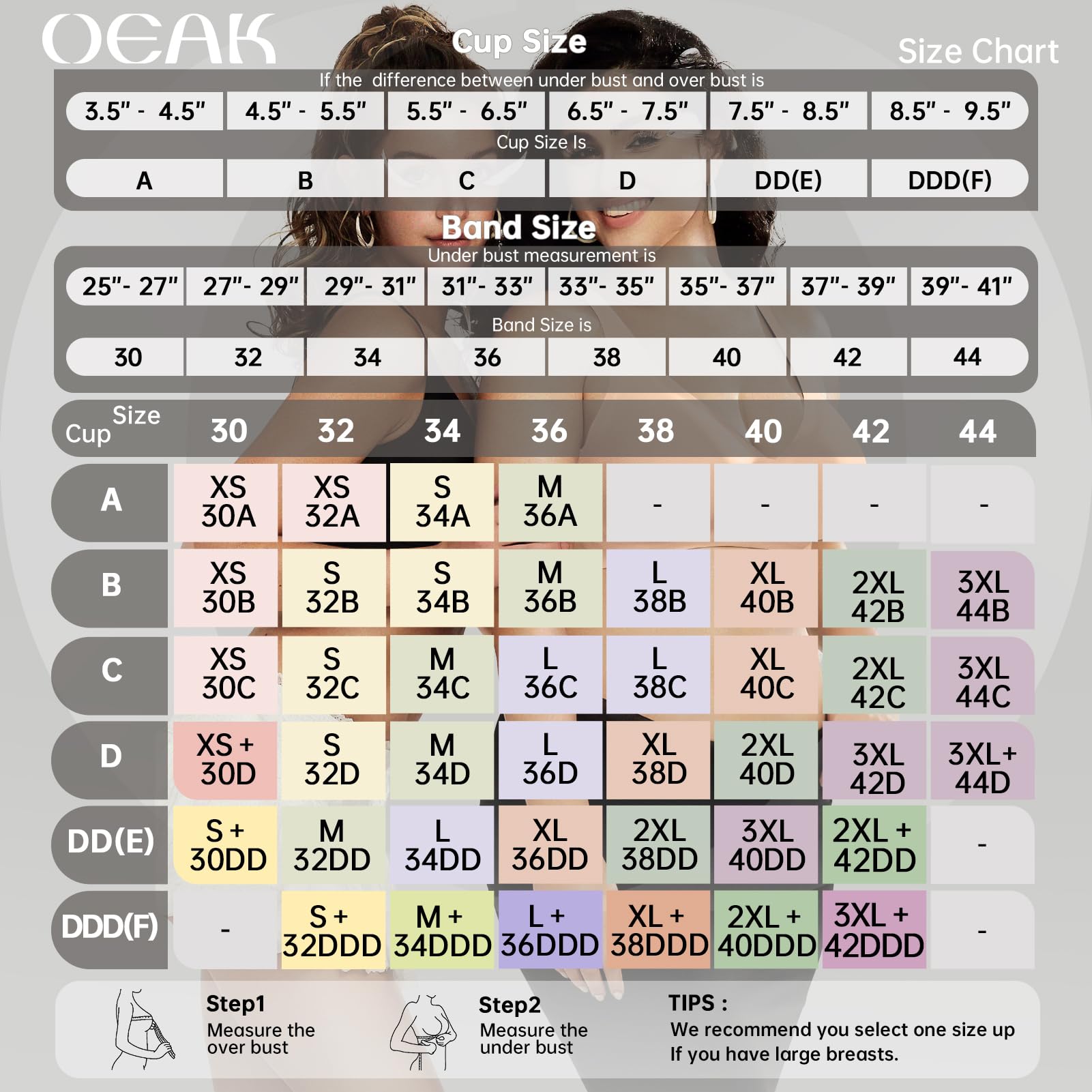 OEAK Womens Deep V Bras Wireless Comfortable Bra Supportive No Underwire Bras Tshirt Push Up Bralettes Plunge Seamless Bra Cinnamon M
