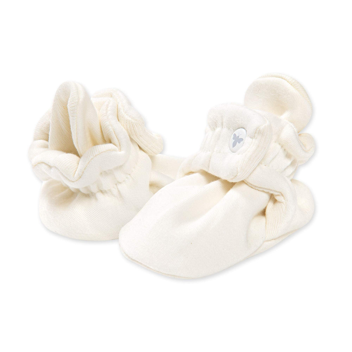 Burt's Bees Baby Girls Booties Organic Cotton Newborn Essentials Shoes, Gender Neutral Color for Ages 0 to 9 Months Old