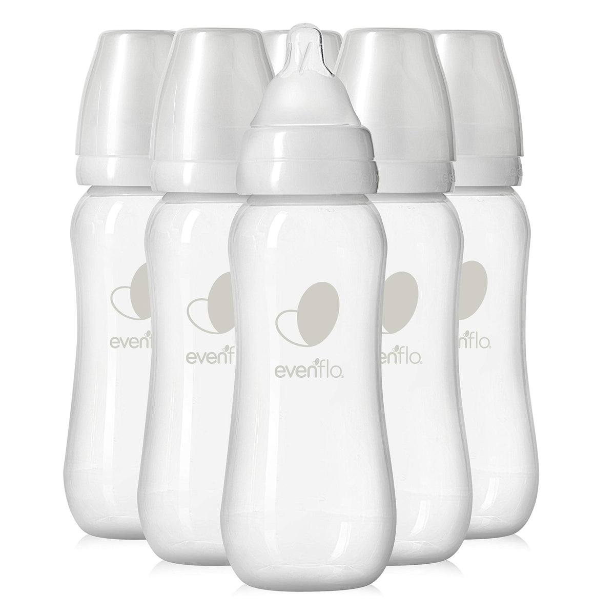 Evenflo Feeding Premium Proflo Venting Balance Plus Standard Neck Baby, Newborn and Infant Bottles - Developed by Pediatric Feeding Specialists - 4 Ounce (Pack of 6)