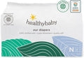 Our Diapers | EWG Verified Safe & Plant-Based Diapers | Leak Protection | Soft Organic Cotton Shell | Chlorine-Free Diaper for Sensitive Skin | Size Newborn (<10 lbs) 32 Count