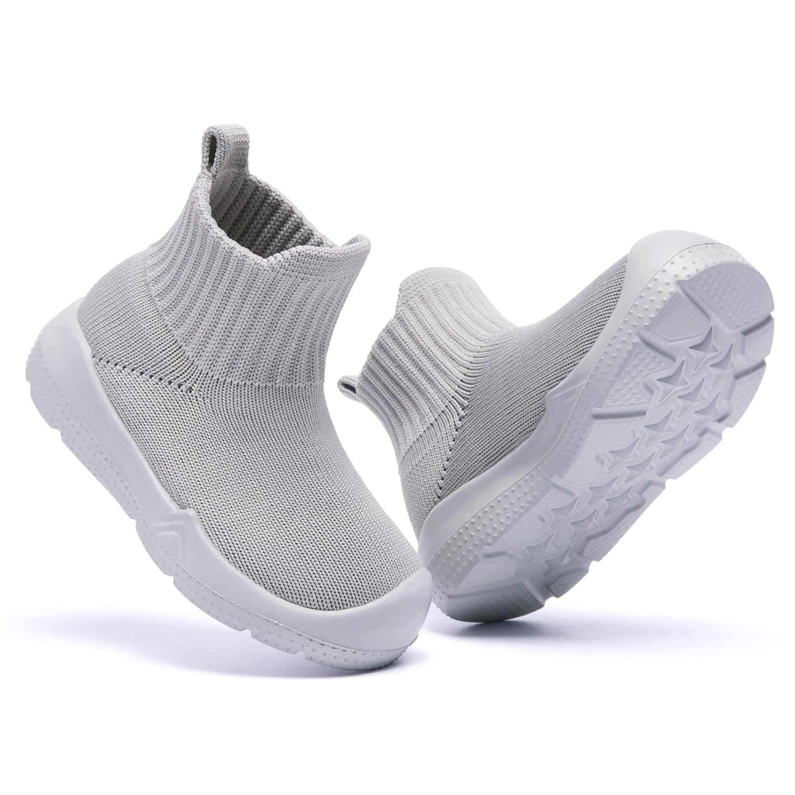 MORENDL Baby Shoes Infant Walking Shoes Non-Slip Breathable Toddler Sneakers Boys & Girls Slipper Socks
