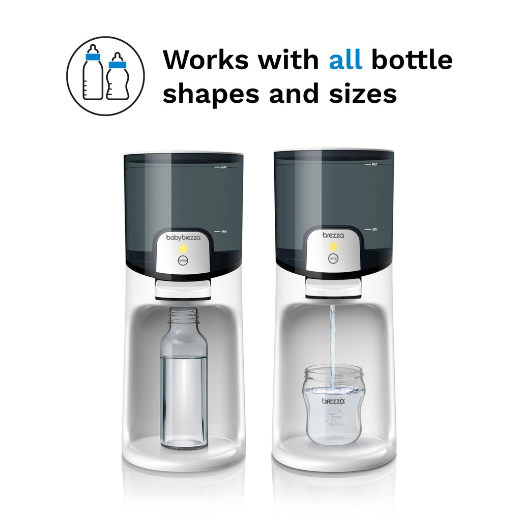 Baby Brezza Instant Baby Bottle Maker with 3 Temperature Settings for Formula Warming, 50oz Tank Capacity, 24/7 Warm Water Dispenser, Electric Kettle Alternative