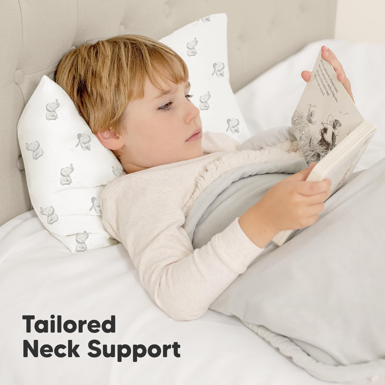 Toddler Pillow with Pillowcase, 13x18 My Little Dreamy Pillow (Elly)