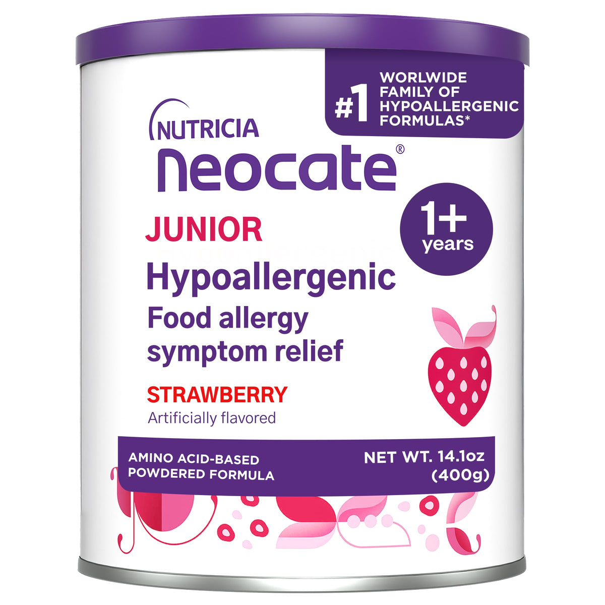 Neocate Junior - 1+ years - Hypoallergenic Toddler Formula for Food Allergy Relief - Nutritionally Complete Dairy Free Formula - Chocolate, 14.1 oz (4-Pack)