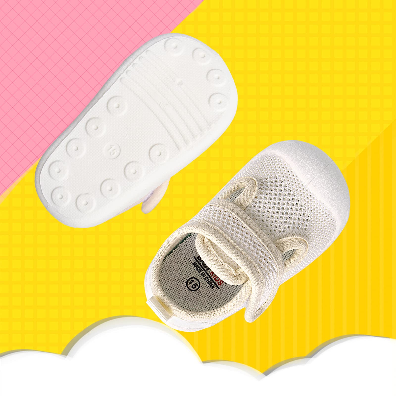 Charrost Baby Sandals Toddler Wide Toe First Walker Shoes