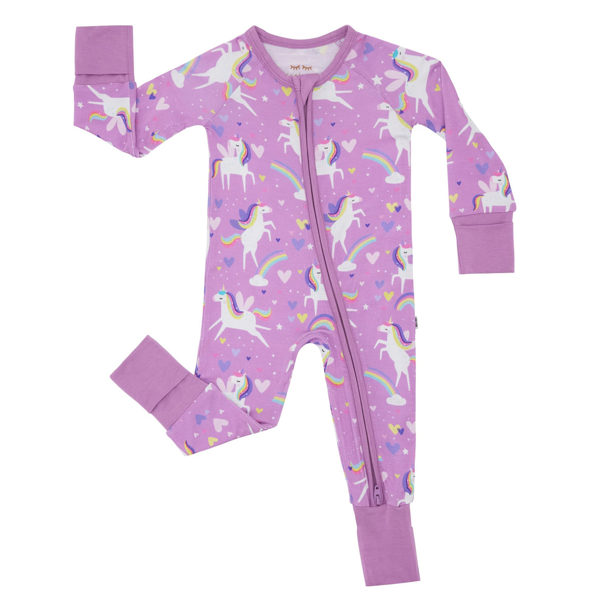 Little Sleepies Baby Pajamas, Pink Party Pals, 0-3M