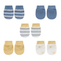 5 Pairs Unisex Baby Mittens No-Scratch 0-6 Months New Born