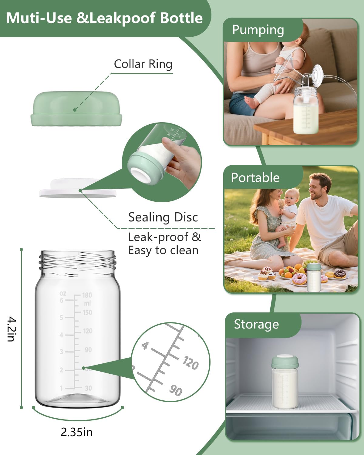 Breast Pump Parts Compatible with Spectra S1/S2/9 Plus/Synergy Gold, Full Set Replacement Parts for Spectra Include 26mm Flange, Duckbill Valve, Backflow Protector, Tubing, Bottle, Not Original Parts
