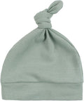 JANGANNSA Newborn Baby Hat Infant Baby Boys Beanie Top Knot Stretchy Hats for Girls 100% Organic Cotton