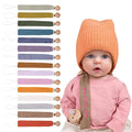 Personalized Bohemian Pacifier Clip Embroidered with Name is The Perfect Newborn Gift Made from eco-Friendly Bamboo! (Inulin)