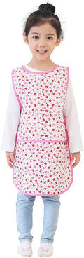 Kids Painting Apron – Waterproof Art Smock for Toddlers & Preschoolers, Messy Play, Baking, Crafts, Cooking, Mealtime