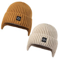 MaxNova Baby Hat 3-8T Camel/Gray Apricot 2 Pack