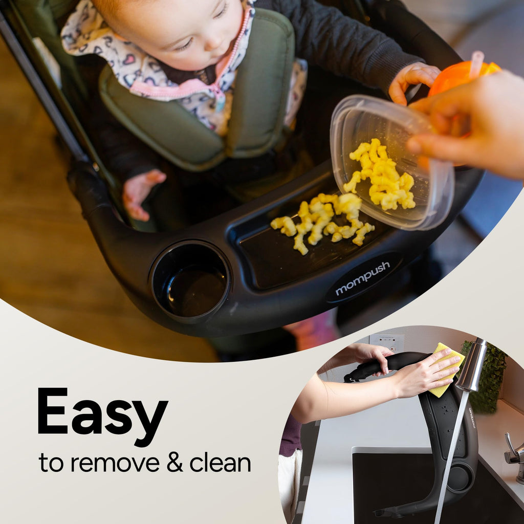 Mompush Lithe V2 Lightweight Travel Stroller with Organizer Included