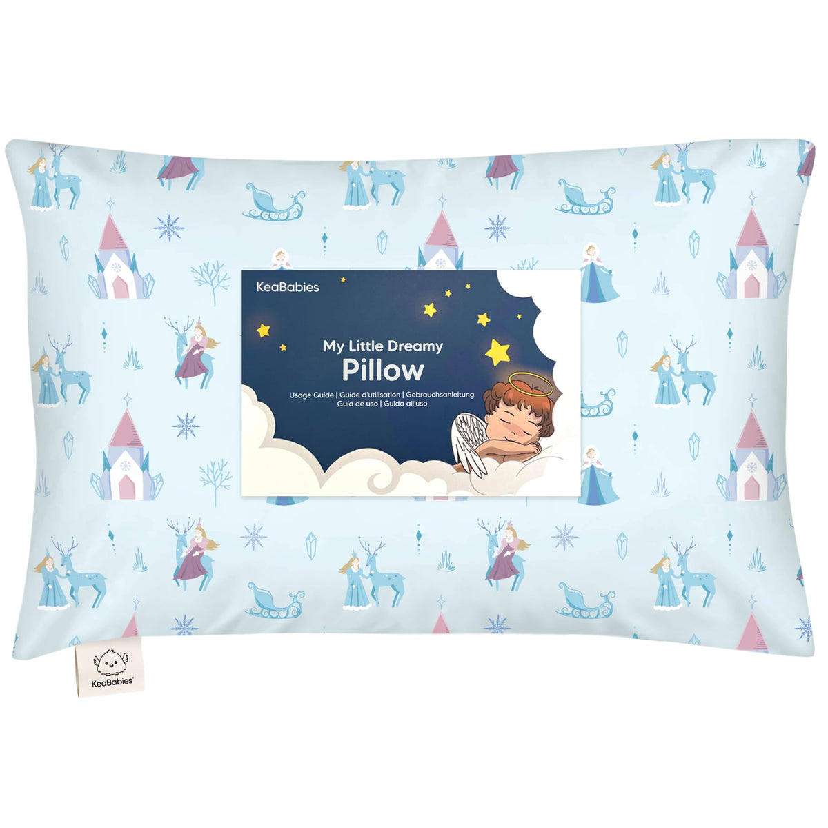 Toddler Pillow with Pillowcase, 13x18 My Little Dreamy Pillow (Dino Patrol)