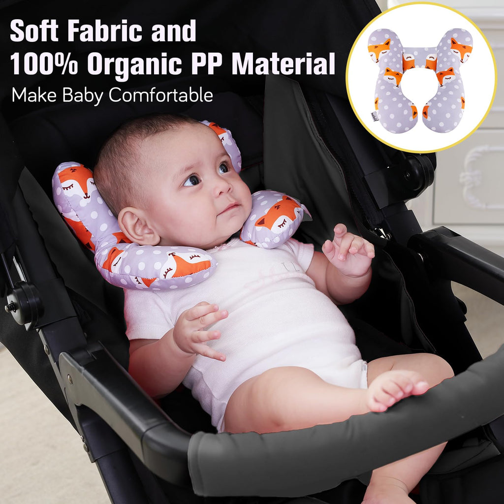 KAKIBLIN Baby Neck Pillows for Car Seat, Baby Head Support Pillow
