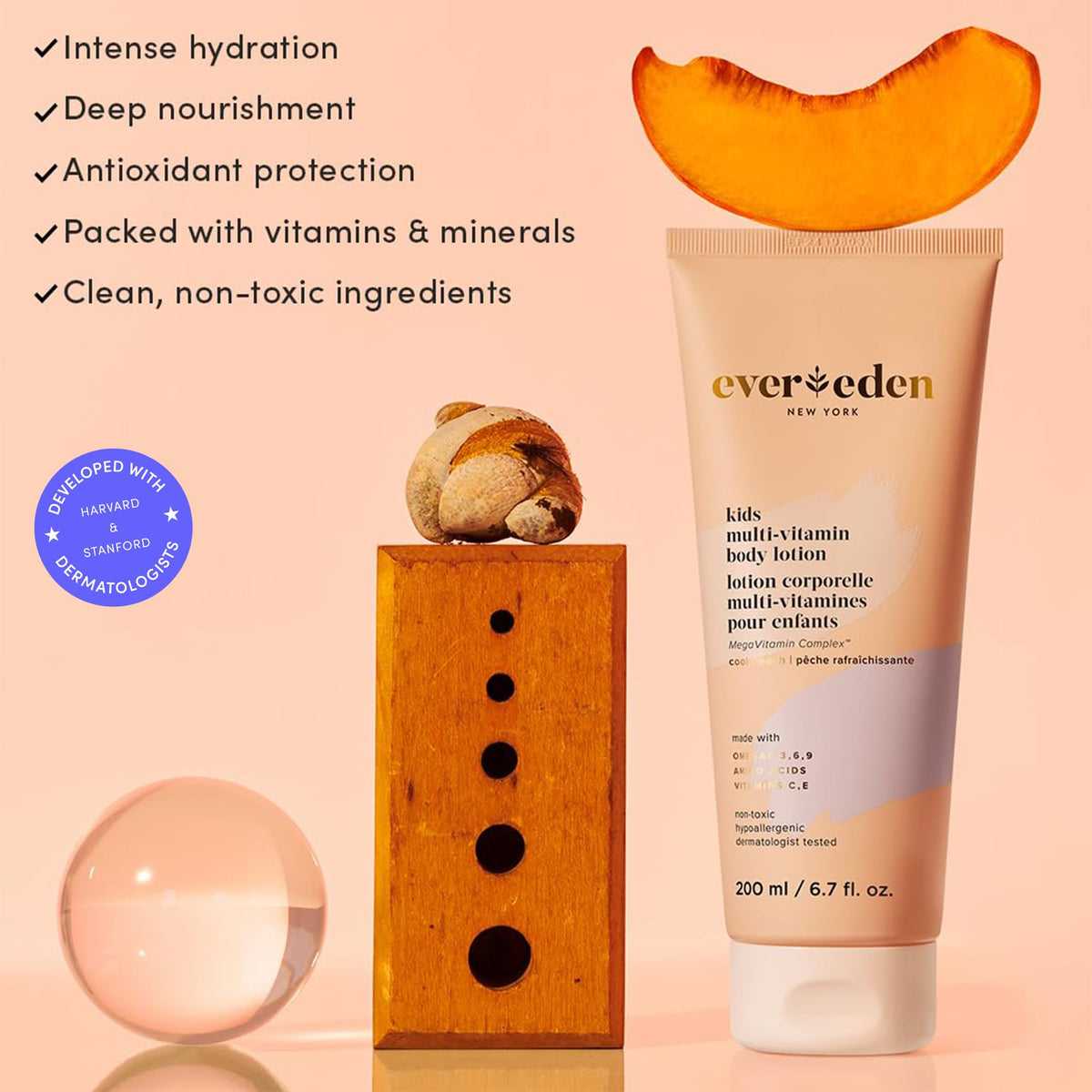 Evereden Kids Body Lotion, Dermatologist-Tested & Safe for Sensitive Skin