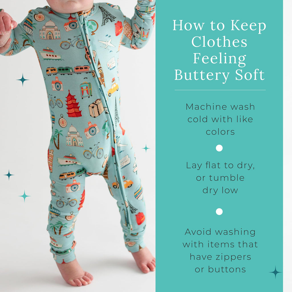 Posh Peanut Convertible Baby Sleepers, Boy Toddlers Footless Pajamas
