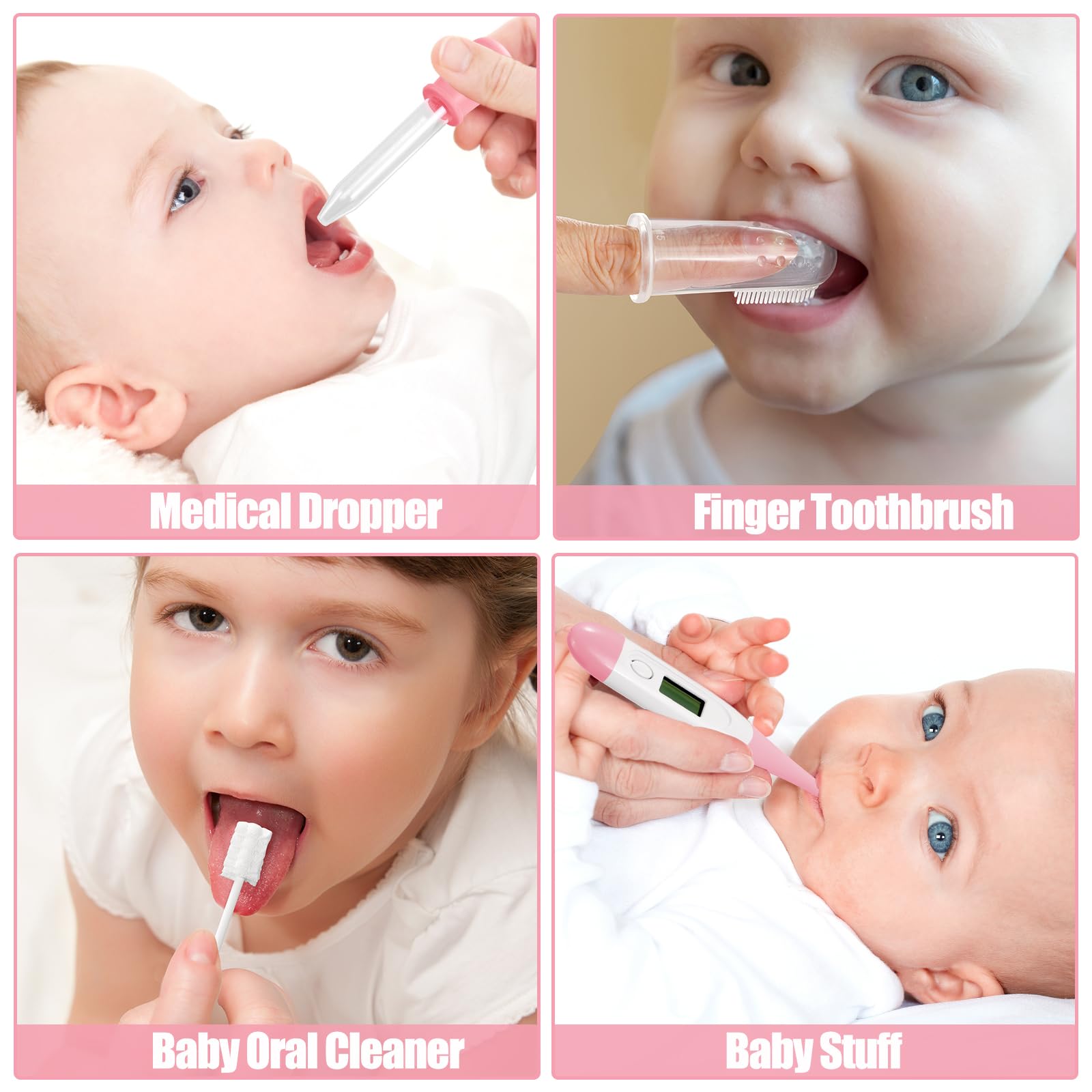 Baby Healthcare and Grooming Kit for Newborn Kids, 24PCS Upgraded Safety Baby Care Kit, Newborn Nursery Health Care Set, Baby Care Products