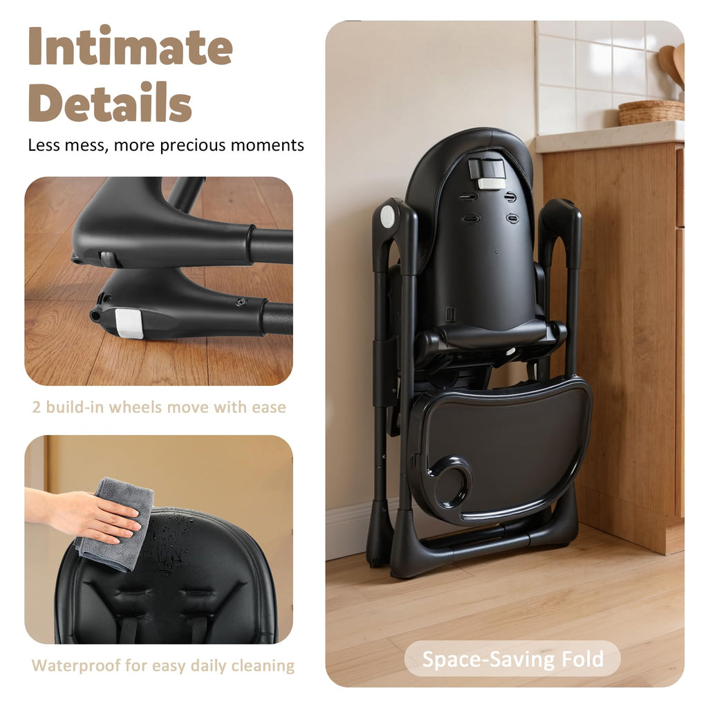 TODEFULL 3 in 1 Baby High Chair, Infant High Chairs for Babies and Toddlers