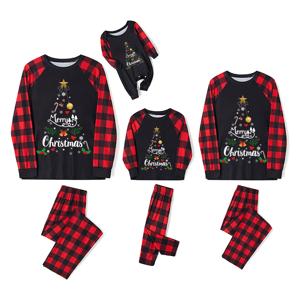 Awoscut Family Christmas Pajamas Matching Pajamas for Family, Xmas PJs Sets Holiday Sleepwear(#gj-8, Mom, M)