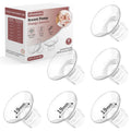 Flange Inserts 19mm for 24mm Flanges/Shields of Pumps, Softer Silicone Flange Insert Compatible with Momcozy/Spectra/eufy/Medela/TSRETE Breastpump, Replacement Pump Parts Flanges Sizing Kit, 6PCS-19mm