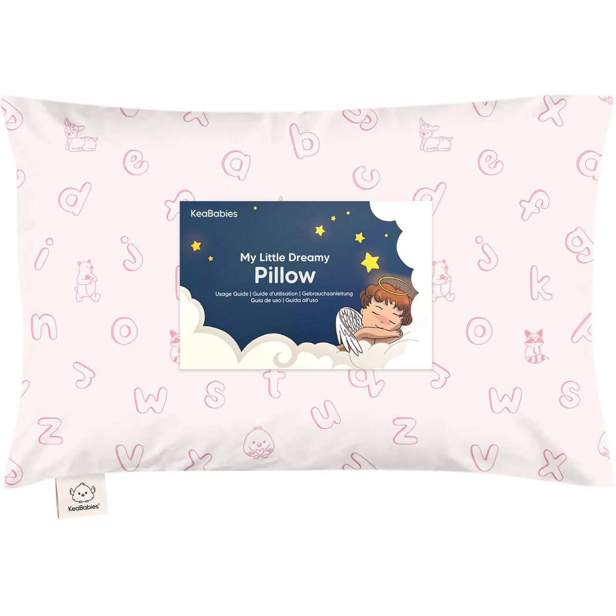 Toddler Pillow with Pillowcase, 13x18 My Little Dreamy Pillow (Dino Patrol)