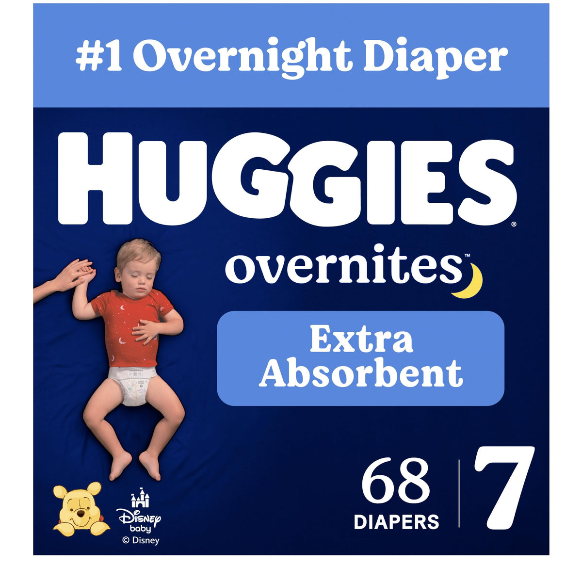 Huggies Overnites Diapers Size 5, 100 Count (2 Packs of 50)