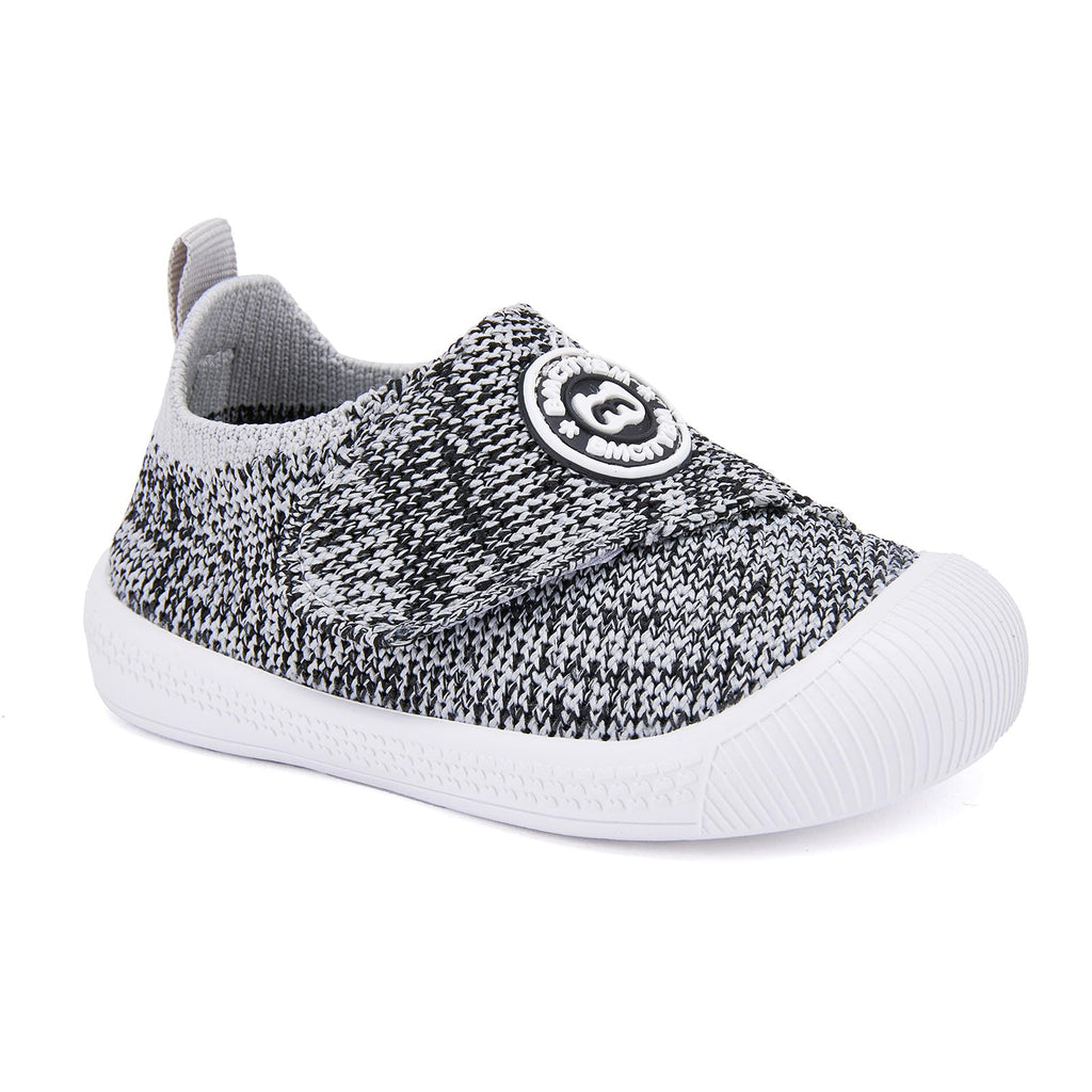 BMCiTYBM Baby Walking Shoes Infant Sneakers Unisex Grey Size 6-12 Months