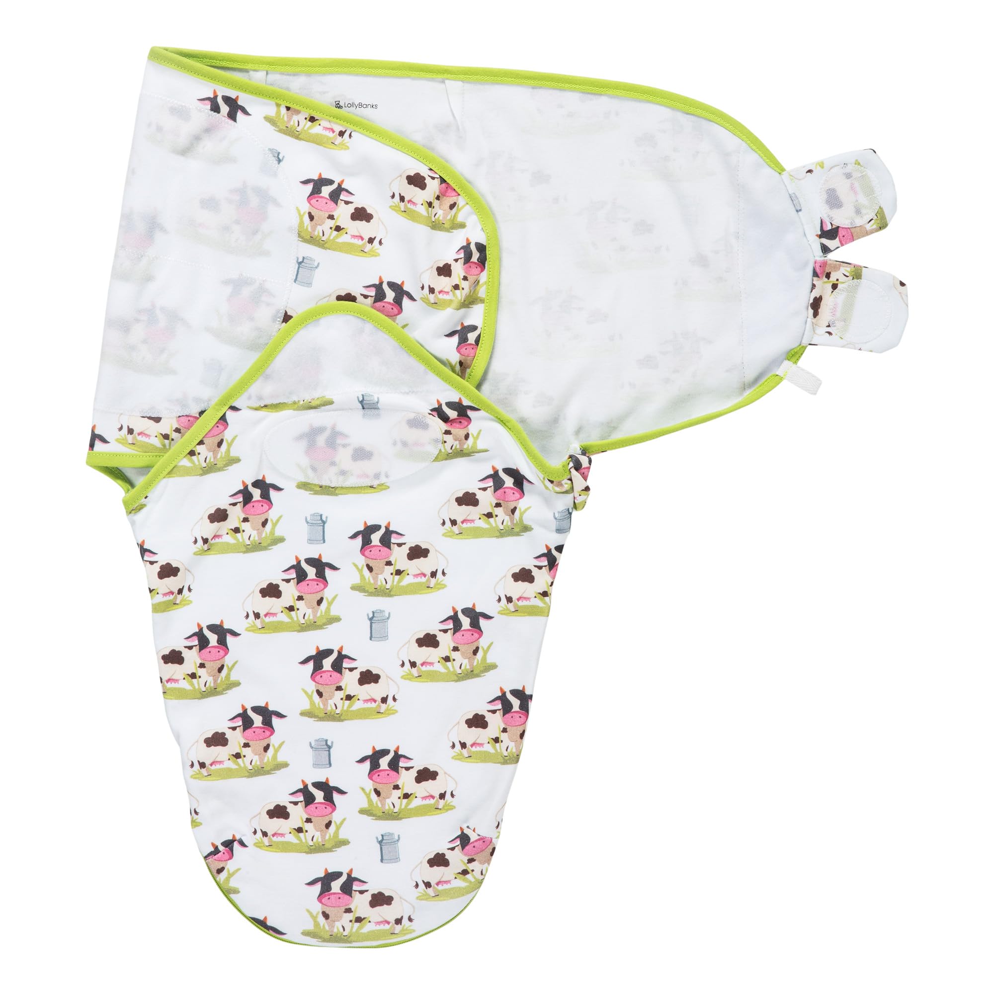 LollyBanks Newborn Swaddle,100% Organic Cotton Baby Swaddle for Newborn