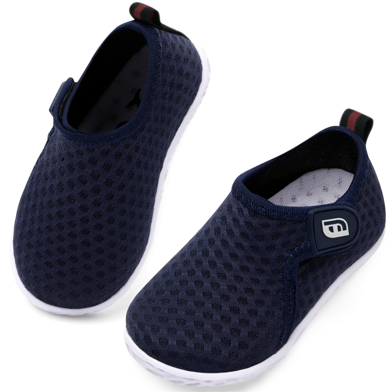 JOINFREE Water Shoes for Kids Boy Girl Water Sneakers Quick Dry Sports Aqua Athletic Sneakers Blue 6-12 Months Infant