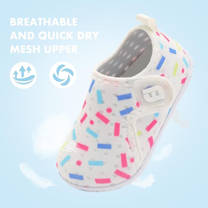 JOINFREE Baby Toddler Water Shoes Boys Girls Sandals Barefoot Kids Breathable Sneakers Shoes for Walking Running