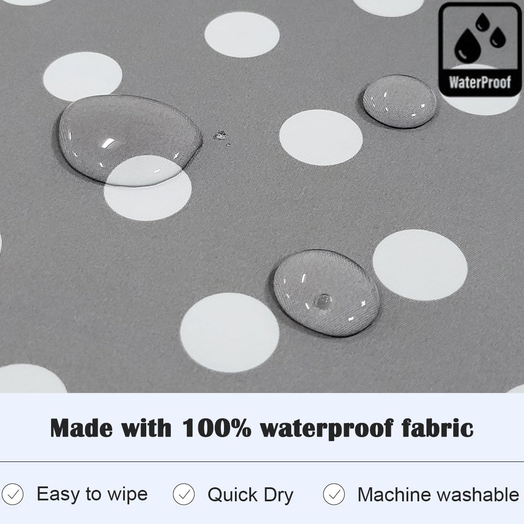 Plie Short Sleeve Waterproof Bib for Toddlers – Easy Clean Feeding Apron for Mealtime, Daycare, Self-Feeding & Messy Play, Lightweight BPA-Free Baby Bib (6–24 Months), Feeding - Gray Dot
