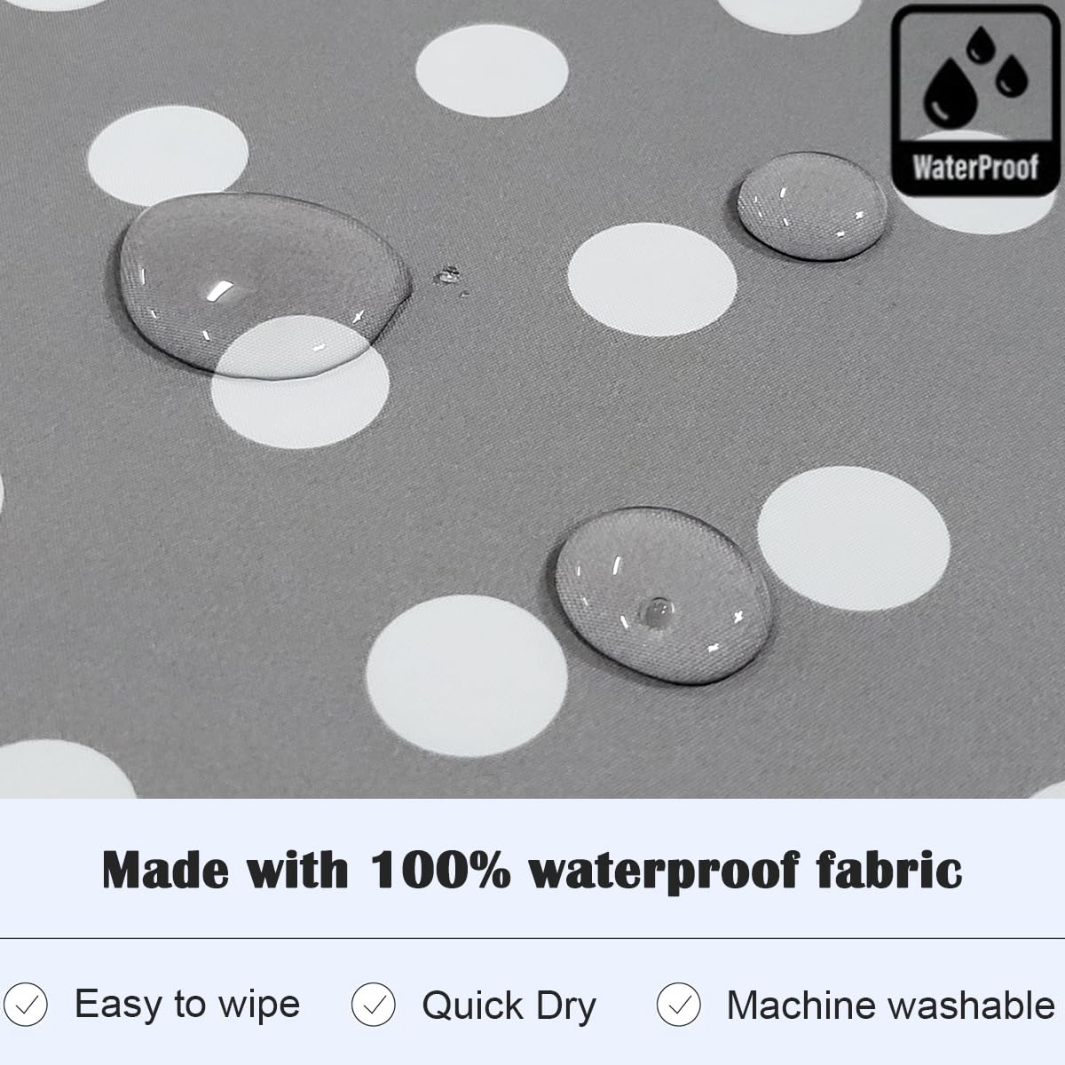 Plie Short Sleeve Waterproof Bib for Toddlers – Easy Clean Feeding Apron for Mealtime, Daycare, Self-Feeding & Messy Play, Lightweight BPA-Free Baby Bib (6–24 Months), Feeding - Gray Dot