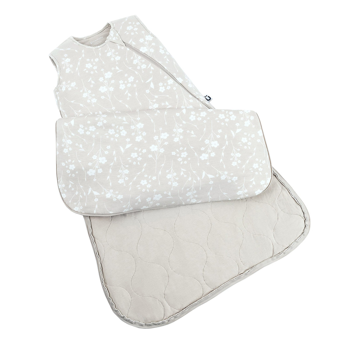 GUNAMUNA Sleep Sacks for Babies Toddlers and Newborns, Easy Changing Diaper Zipper, 2.5 TOG, Sage, 24-36 Months
