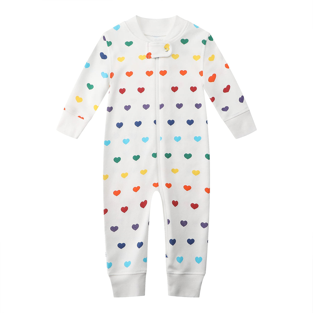 Owlivia Organic Cotton Baby Boy Girl Zip up Sleep N Play, Footless, Long Sleeve(6-12 Months, Blue)