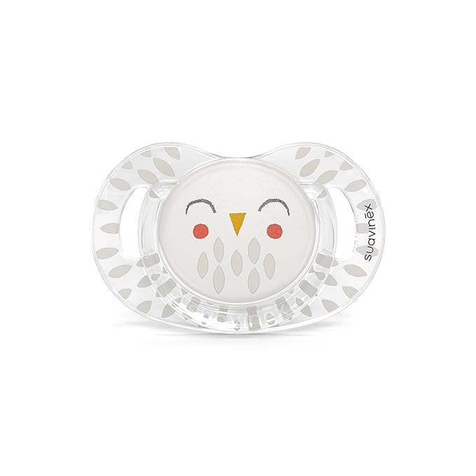 Suavinex Bonhomia SX PRO Physiological Pacifier, Supports Breastfeeding Babies, Pacifiers for 18 Months and Up, Baby Pacifier, Baby Accessories, (Beige)