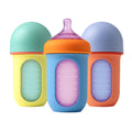Boon Nursh Baby Bottles - Color Block - 8 Oz - 3 Count