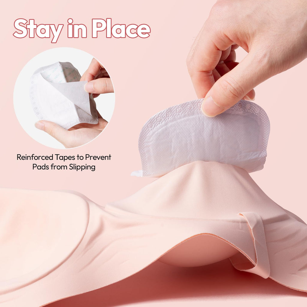 NCVI Ultra-Thin Nursing Pads, 110 Count, Breathable & Stay Dry for Moms
