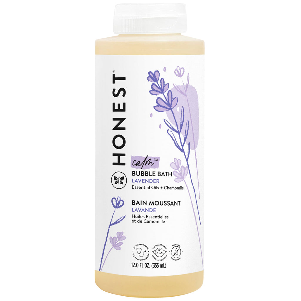 The Honest Company Bubble Bath, Hypoallergenic, Lavender Calm, 12 fl oz