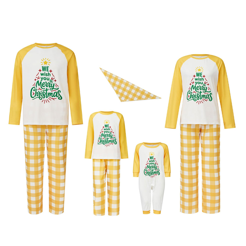 Awoscut Family Christmas Pajamas Matching Pajamas for Family, Xmas PJs Sets Holiday Sleepwear (on-24, Dog, XL)