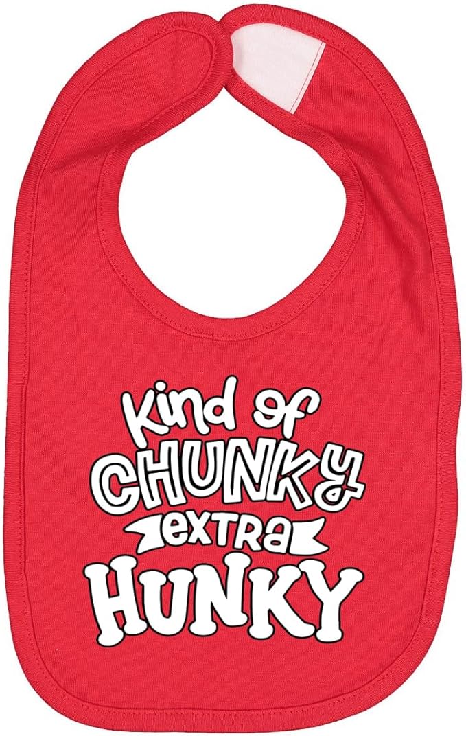Wild Bobby Kind of Chunky Extra Hunky Humor Infant Premium Jersey Baby Bib