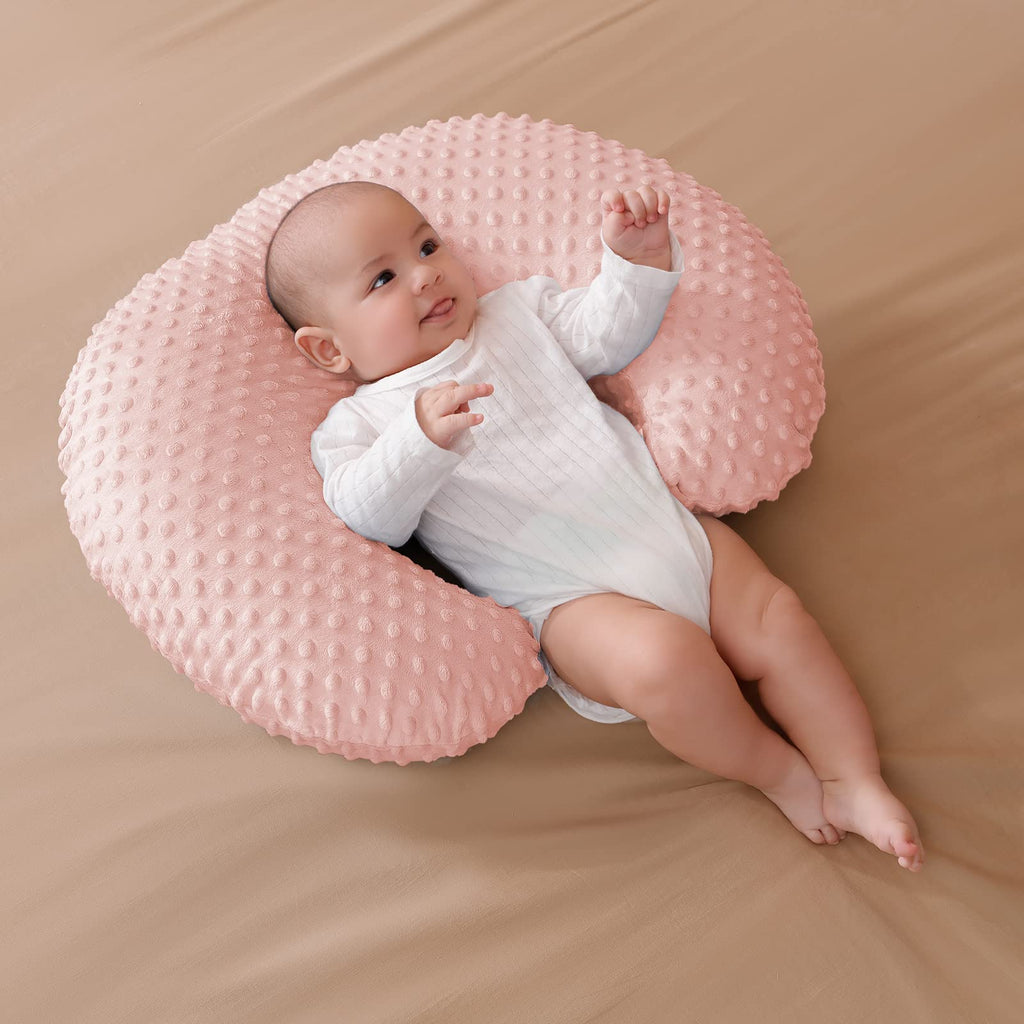 Aullar Nursing Pillow and Positioner with Cover for Breastfeeding