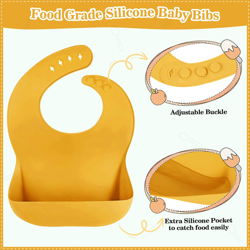 Silicone Baby Feeding Set 10 Pcs Baby Led Weaning Supplies Baby Essentials
