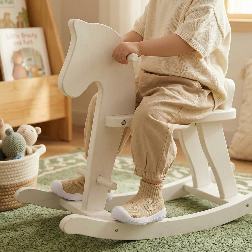 MORENDL Baby Shoes Toddler Walking Sock Shoes Infant Boy Girl Slip On Sneakers First Walker Slippers