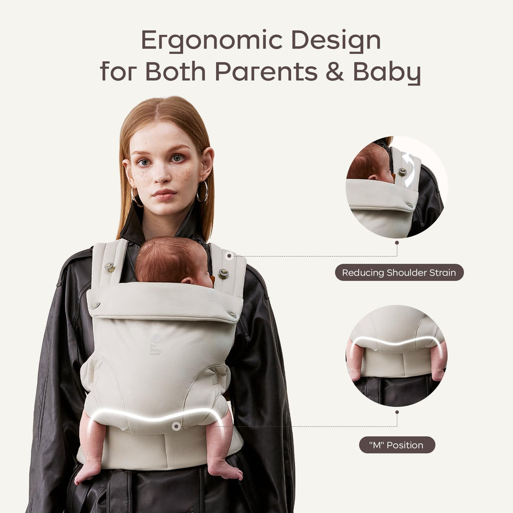 Bc Babycare Baby Carrier Newborn to Toddler, CloudTouch Soft Infant Carrier