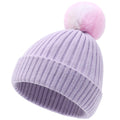 FUOITA Toddler Kids Girls Winter Hat Cute & Warm Pom Pom Beanie 3M-8T