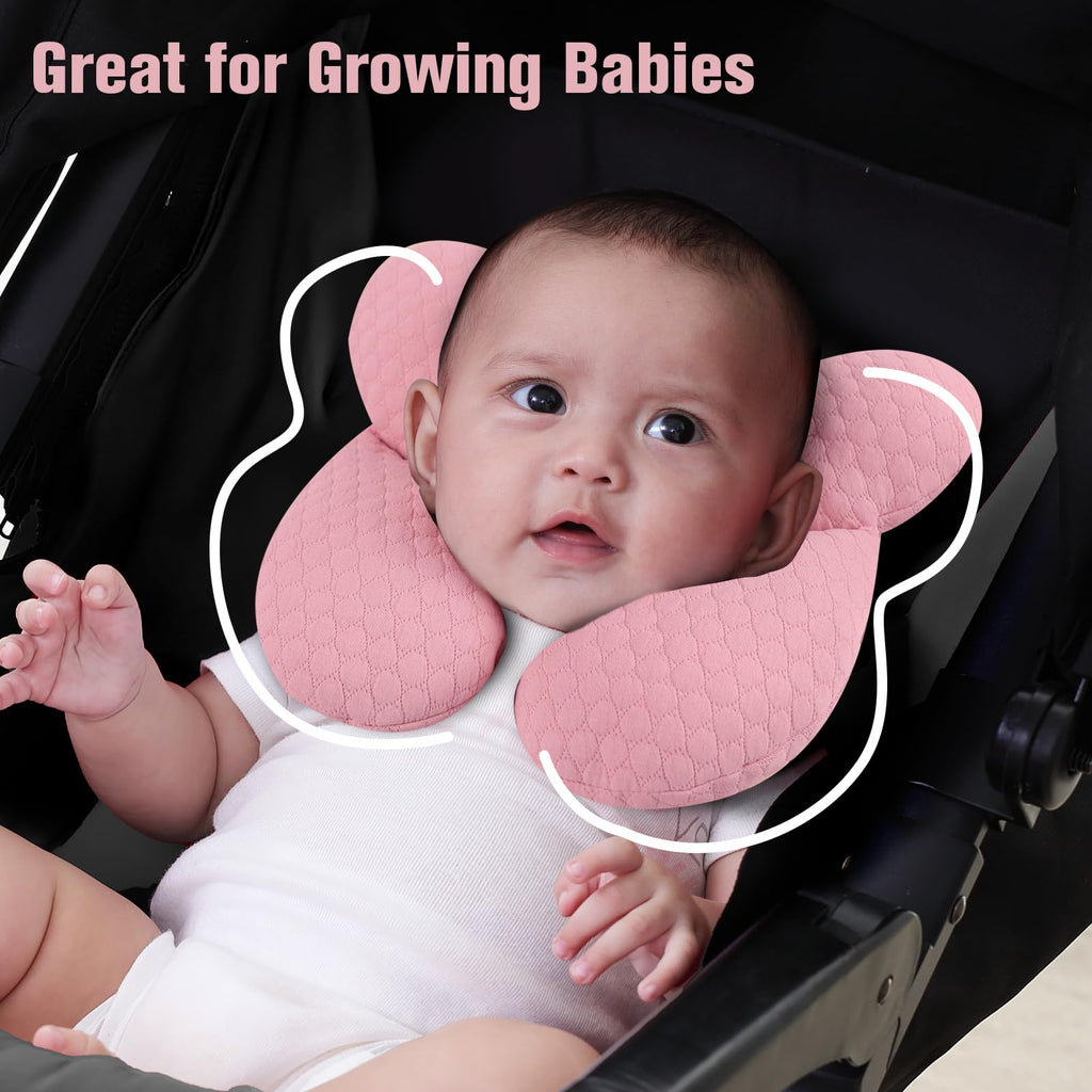 KAKIBLIN Baby Travel Pillow, Upgraded Baby Neck Pillows for Car Seat