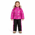 Arctic Quest Girls' Jacket and Snow Bib, Rose Violet (QJX0297C), 2T